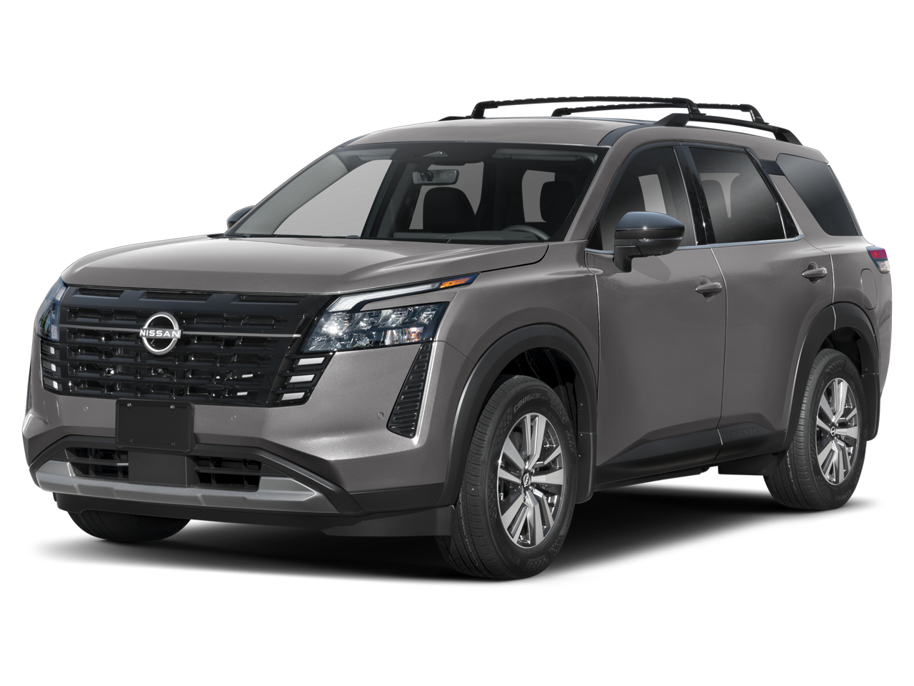 2026 Nissan Pathfinder SL in Gray — front three-quarter view