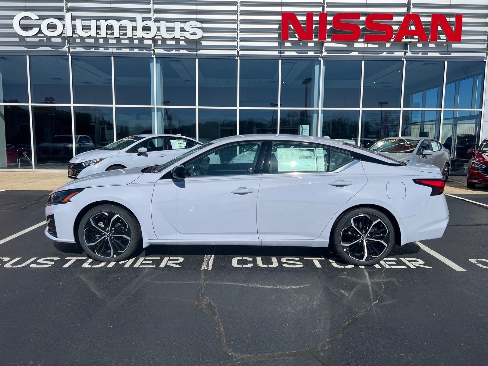 2025 Nissan Altima 2.5 SR in Blue — front three-quarter view