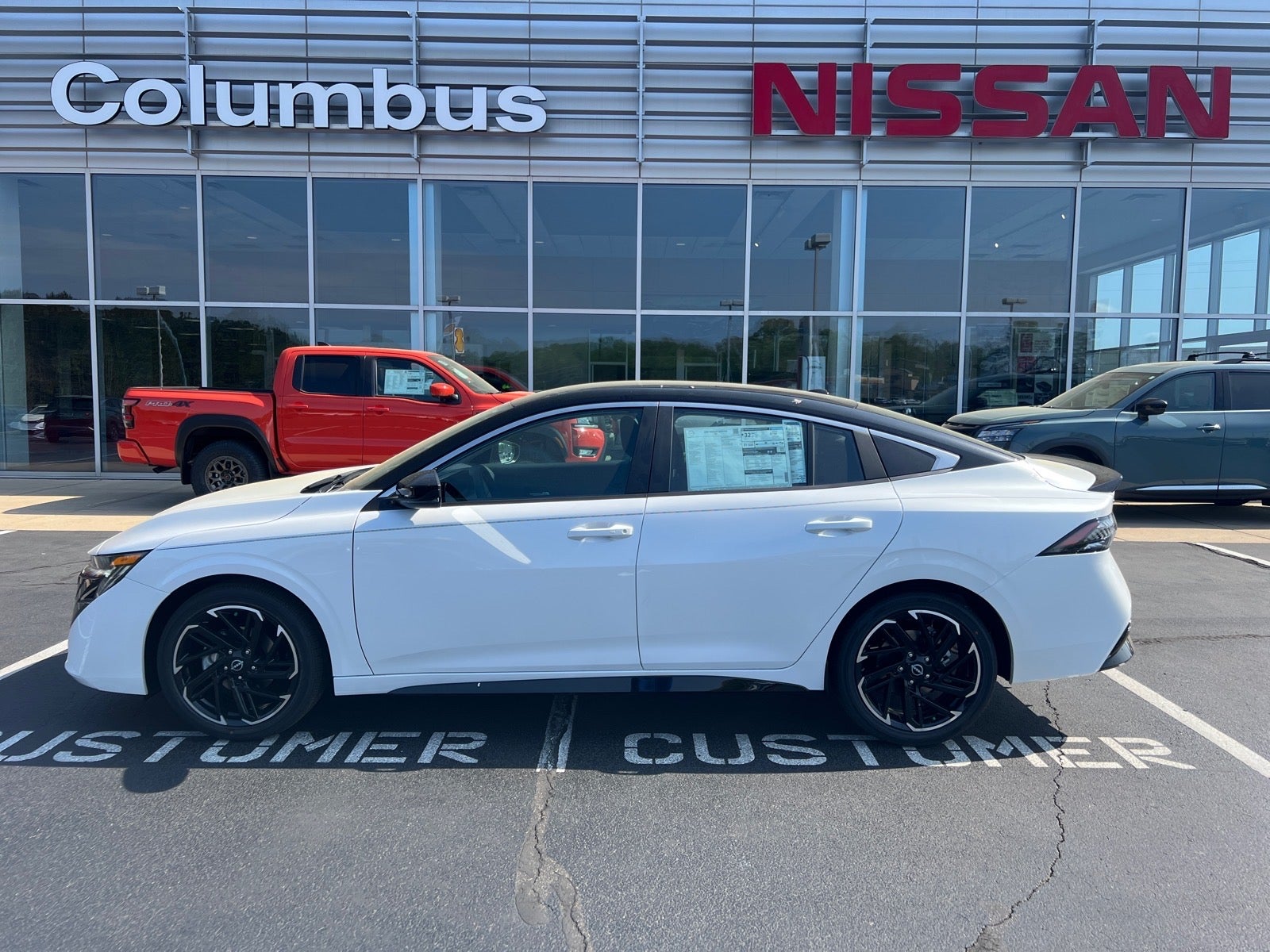 2026 Nissan Sentra SR in White — front three-quarter view