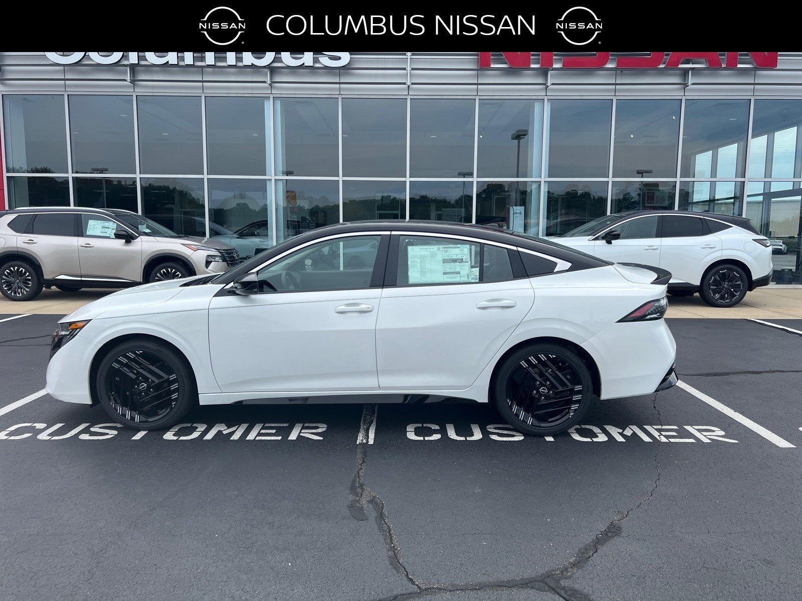 2026 Nissan Sentra SR in White — front three-quarter view