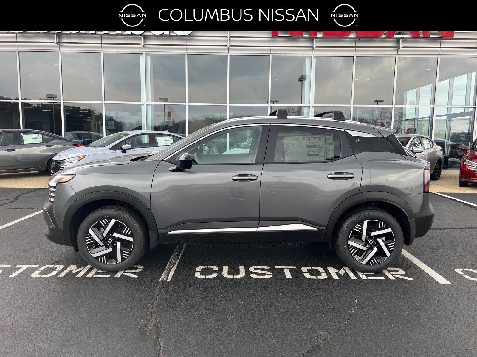 2026 Nissan Kicks SV in Gray — front three-quarter view