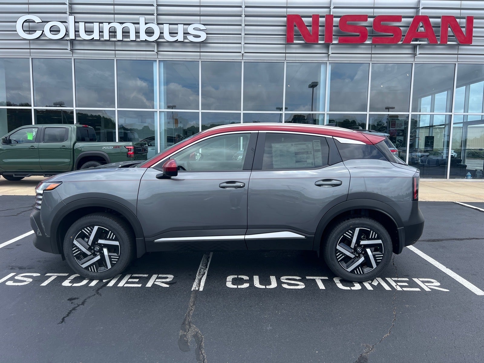 2026 Nissan Kicks SV in Gray — front three-quarter view