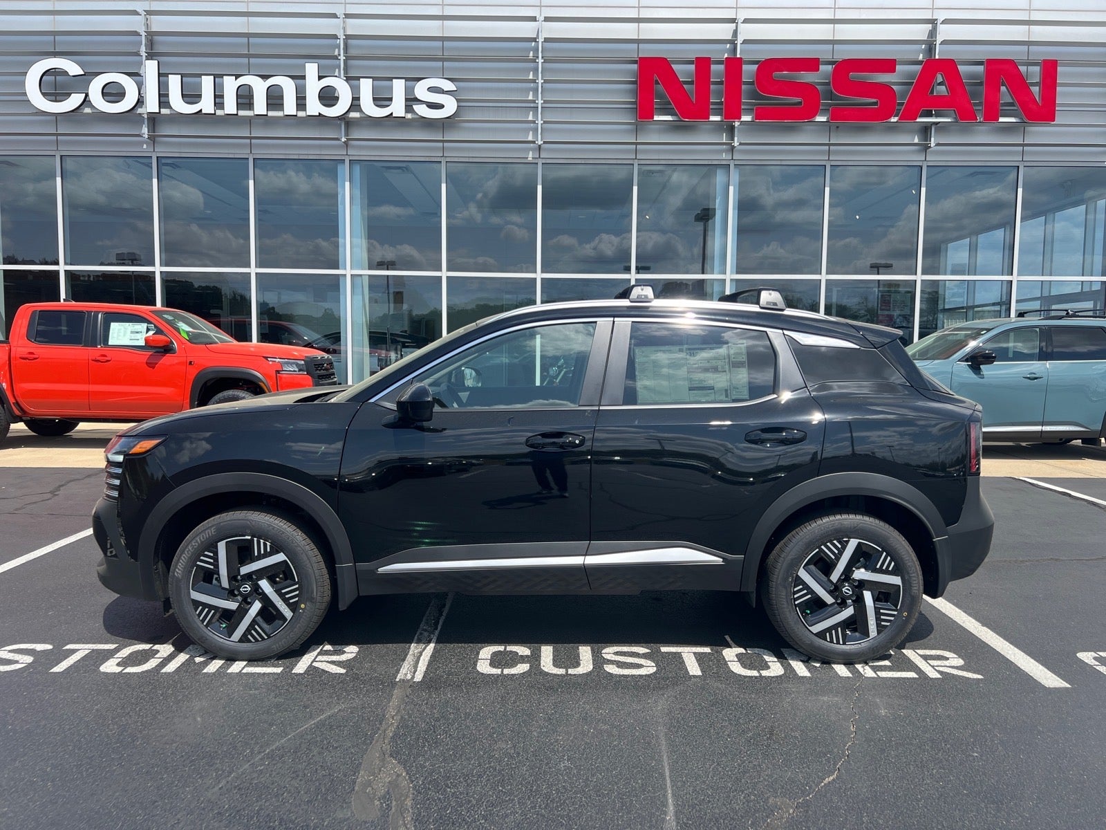 2026 Nissan Kicks SV in Black — front three-quarter view