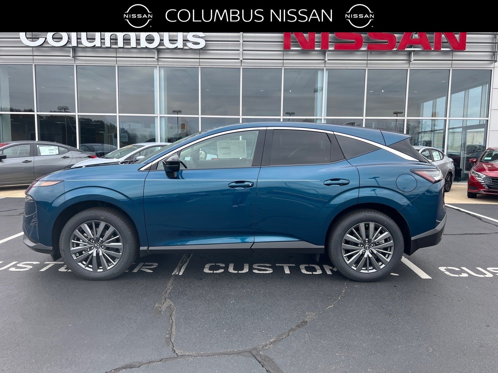 2026 Nissan Murano SL in Blue — front three-quarter view