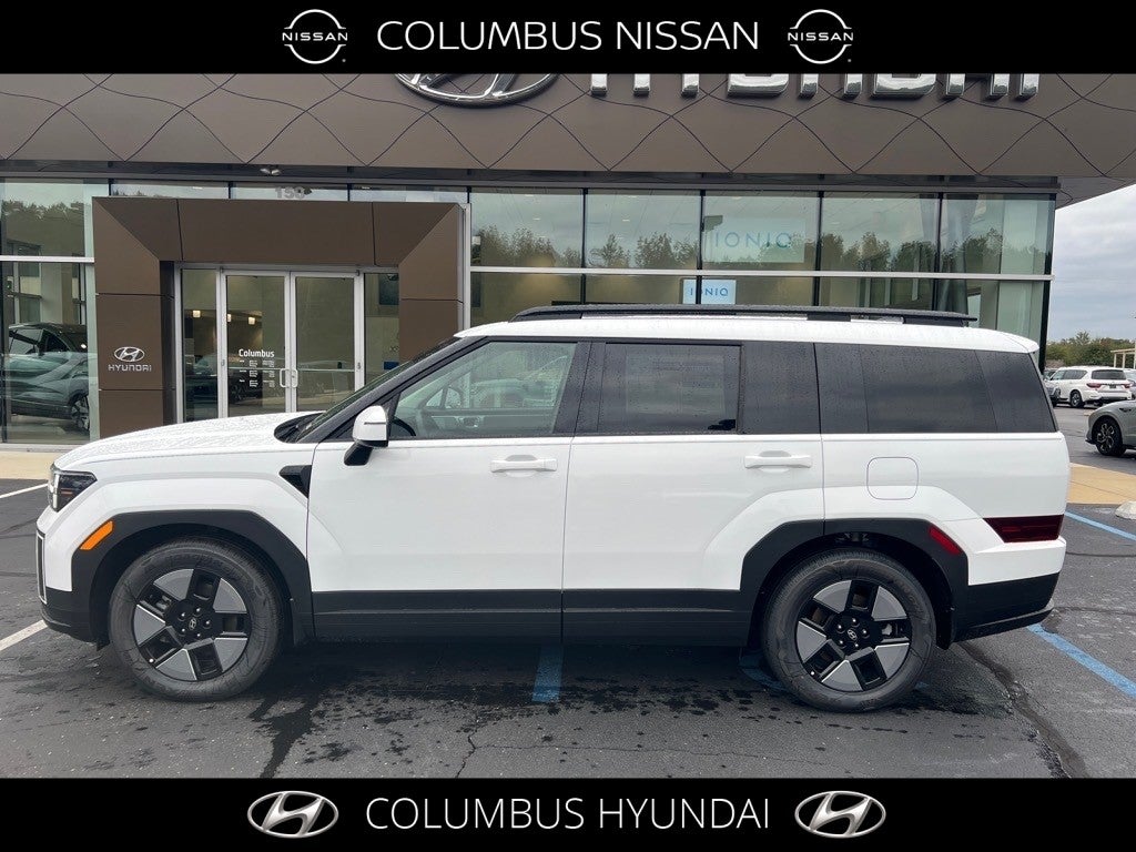 2026 Hyundai SANTA FE Hybrid SEL in White — front three-quarter view